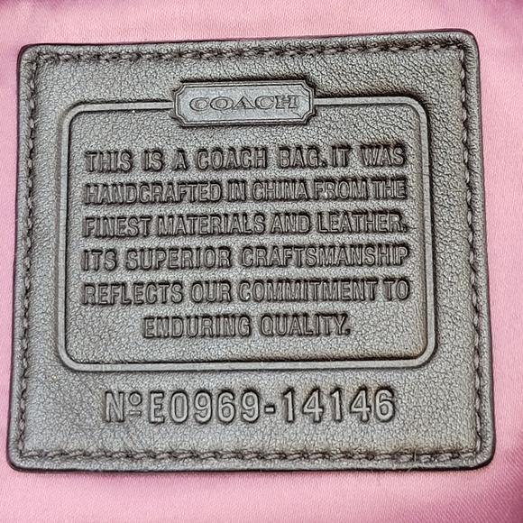 Coach 14146 brown monogram shoulder hobo brown bag - Picture 10 of 11